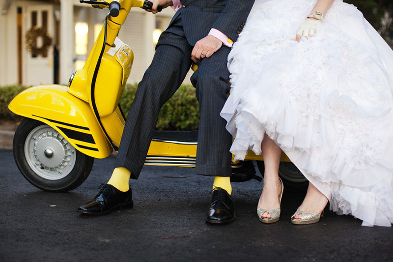 My Vintage Scooter Wedding